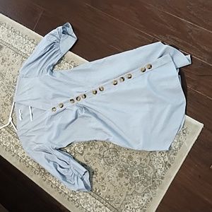 Tibi Button down Shirt dress 6